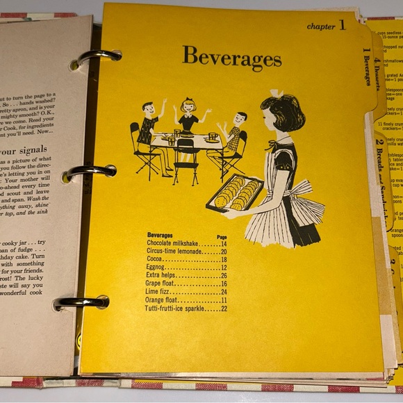 Better Homes and Gardens Junior Cook Book 1955 3 Ring Binder 1st Edition - Picture 4 of 13